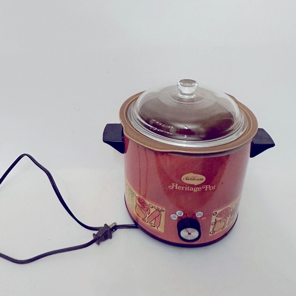 Kitchen Vintage Sunbeam Heritage Crock Pot Slow Cooker 35 Qt Poshmark